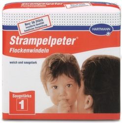 Strampelpeter® Flockenwindeln, 56 Stück