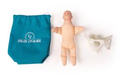 Miniatur Becken mit Mini-Fetuspuppe von Erler & Zimmer