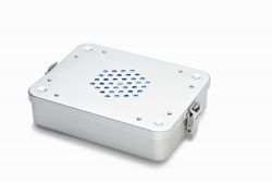 Instrumentencontainer Aluminium, 18,5 x 14 x 4 cm von HEBU