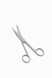Chirurgische Schere, gebogen, 14,5 cm von HEBU