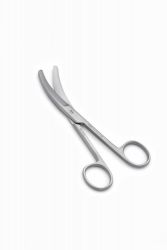 Nabelschnurschere nach Busch, gebogen, 16 cm von HEBU