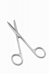 Fadenschere (Ligaturschere) nach Spencer, gerade, 13,5 cm von HEBU