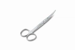 Chirurgische Schere nach Mayo, gebogen, st/st, 17 cm für Linkshänder von Erbrich