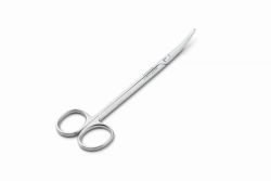 Chirurgische Schere nach Metzenbaum-Nelson, gebogen, 18 cm für Linkshänder von Erbrich