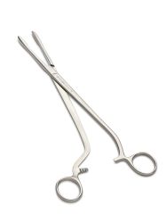 Tupferzange nach Cheron, gekröpft, arretierbar, 26,5 cm von HEBU