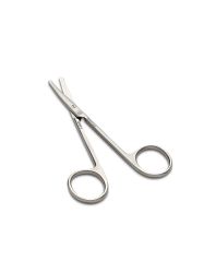 Frenotomieschere, gebogen, 11,5 cm von HEBU