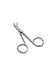 Fadenschere (Ligaturschere) nach Spencer, gebogen, 9 cm von HEBU