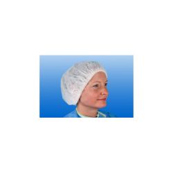 NOBA®-OP Haube Barettform weiß, 100 Stück